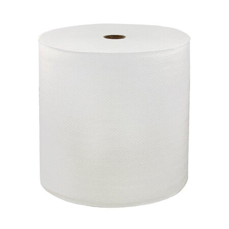 Solaris Paper Pe Livi 7 In. X 850 1Ply Locor Embossed Hard Wound Roll Towel, White 6Pk 46898  (PE)